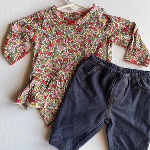 Carter’s long sleeve bodysuit/pants set